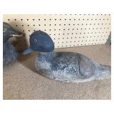 3 Hand carved wood decoys