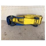 Vintage Buddy L toys - sand loader and pressed steel dump truck