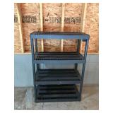 Plano 4 tier plastic shelf