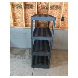 Plano 4 tier plastic shelf