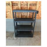 Plano 4 tier plastic shelf