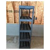 Plano 5 tier plastic shelf
