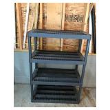 Plano 4 tier plastic shelf