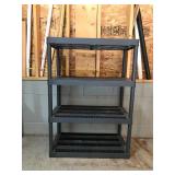 Plano 4 tier plastic shelf
