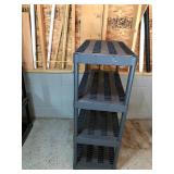 Plano 4 tier plastic shelf