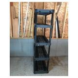 Plano 5 tier plastic shelf