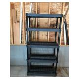 Plano 5 tier plastic shelf