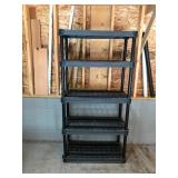 Plano 5 tier plastic shelf