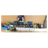 Large lot of hardware and Wards Master Quality hardware metal box and more
