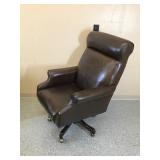 Lg Brown office chair on wheels