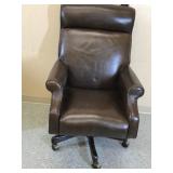 Lg Brown office chair on wheels