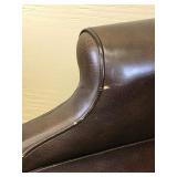 Lg Brown office chair on wheels