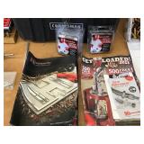 Table with Hornaday lock n load auto progressive reloading press attached with reloading equipment and more- can be shipped without table