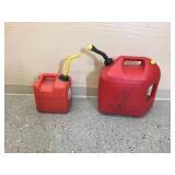 5 and 2 gallon gas cans