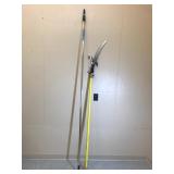 Tree pruner pole and extension pole