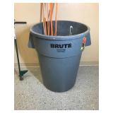 Rubber-maid 44 gal. trash cans, the weed hound, Vigaro branch cutter and more