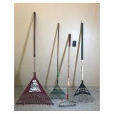 lot of 4-yard rakes