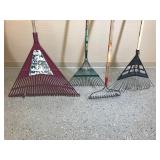lot of 4-yard rakes