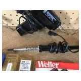 3 soldering guns and 1 soldering iron