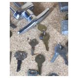 Lot of keys, locks and more