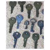 Lot of keys, locks and more