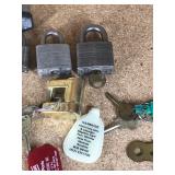 Lot of keys, locks and more