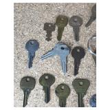 Lot of keys, locks and more