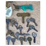 Lot of keys, locks and more