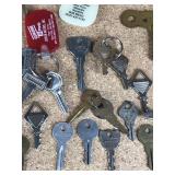 Lot of keys, locks and more