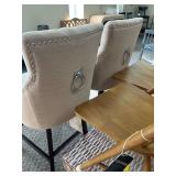 Safavieh Eleni Tufted Wing Back Bar Stool (Set of 2) - MSRP $545