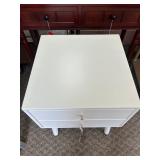 Safavieh Lyla Mid Century Retro Silver Cap Nightstand - MSRP $335