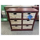 Safavieh Keenan 6 Wicker Basket Storage Chest - MSRP $415