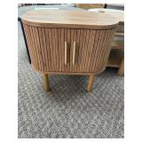 Safavieh Tealla Oak/Gold 2 Door Nightstand - MSRP $314