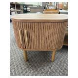 Safavieh Tealla Oak/Gold 2 Door Nightstand - MSRP $314