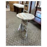 Safavieh Valentia Round Marble Accent Table - MSRP $236