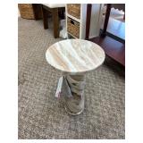 Safavieh Valentia Round Marble Accent Table - MSRP $236