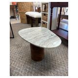 Safavieh Mono Medium Marble Side Table - MSRP $178