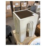 Casa Ispirata Aqueduct Concrete Side Table - MSRP $314