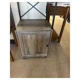 Walker Edison Landry 64" 1 Door Metal and Wood Media Tower - MSRP $262