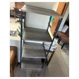 Walker Edison Landry 64" 1 Door Metal and Wood Media Tower - MSRP $262