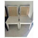 Safavieh Benicio Rattan Dining Chairs (Set of 2) - MSRP $360