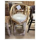 Safavieh Yuta Rattan Swivel Counter Stool - MSRP $340