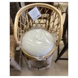 Safavieh Yuta Rattan Swivel Counter Stool - MSRP $340