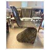 Safavieh Cilombo 19" Wicker Chair (Set of 2) - MSRP $623
