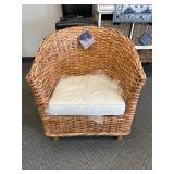 Safavieh Omni Rattan Barrel Chair - MSRP $513