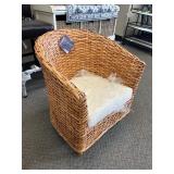 Safavieh Omni Rattan Barrel Chair - MSRP $513