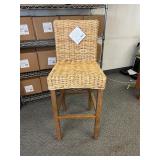 Safavieh Eleni Tufted Wing Back Bar Stool - MSRP $272