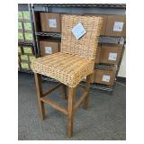 Safavieh Eleni Tufted Wing Back Bar Stool - MSRP $272