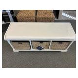 Safavieh Lonan Wicker Bench - MSRP $376
