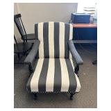 Safavieh Devona Awning Stripe Arm Chair - MSRP $605